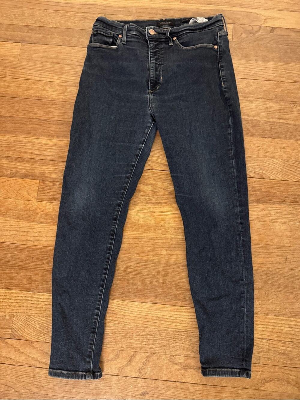 Banana Republic Women's Blue High-Rise Skinny Jeans - Size 31
 b69